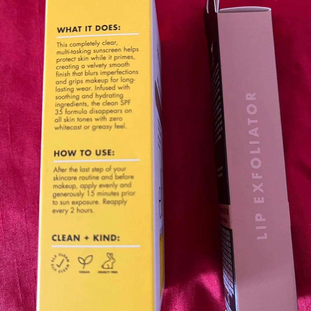 e.l.f. Skin & Lip bundle! - Skin Invisible Sunscreen and Lip Exfoliator Set